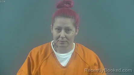 Mugshot of ALICIA JO TRUSTY booked in Warren County, Kentucky on March 17, 2026