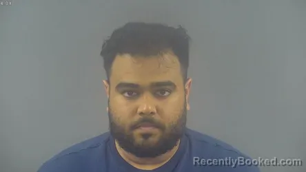 Mugshot of Dipak Virendra Darbar booked in Warren County, Kentucky on August 30, 2026