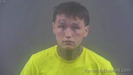 Mugshot of ETHAN WADE HOUCHENS booked in Warren County, Kentucky on March 27, 2026