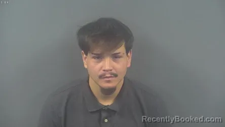 Mugshot of Gabriel Alfaro booked in Warren County, Kentucky on August 16, 2026