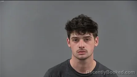 Mugshot of Jaxon Oneal Barker booked in Warren County, Kentucky on September 12, 2026