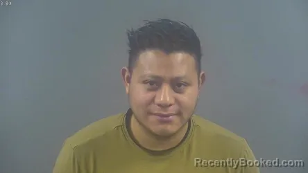 Mugshot of Jovanny Wanivaldo Vasquez Lopez booked in Warren County, Kentucky on August 19, 2026