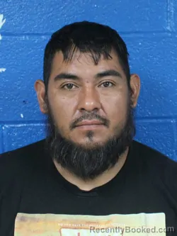Mugshot of PABLO BONILLA MENDOZA booked in Nash County, North Carolina on July 4, 2026