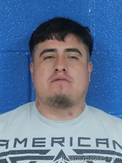 Mugshot of Hugo Rosales Vazquez booked in Nash County, North Carolina on July 26, 2026