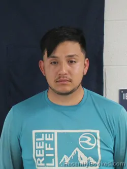 Mugshot of Jacobo Bryan Garcia booked in Nash County, North Carolina on September 23, 2026