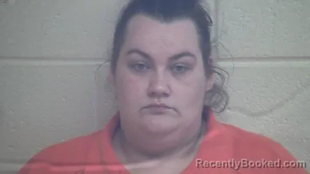Mugshot of AMBER DANIELLE JOHNSON booked in Webster County, Kentucky on April 1, 2026
