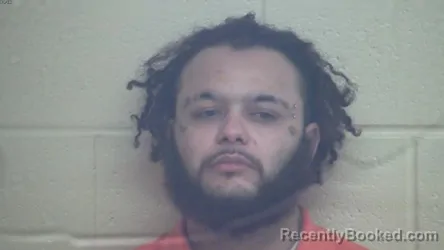 Mugshot of KEONE DE'SHAWN BROWN booked in Webster County, Kentucky on April 16, 2026