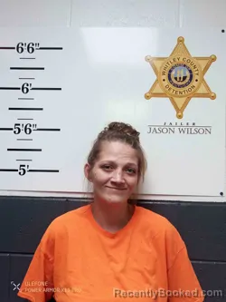 Mugshot of Patrica Hensley booked in Whitley County, Kentucky on October 23, 2026
