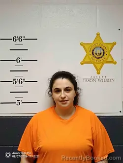 Mugshot of Heather Bixman booked in Whitley County, Kentucky on August 7, 2026