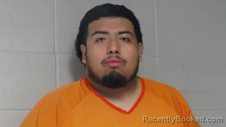 Mugshot of Angel M Sanchez Soto booked in Woodford County, Kentucky on August 13, 2026