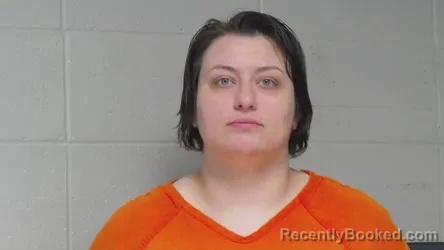 Mugshot of COURTNEY FELICIA PRESTON booked in Woodford County, Kentucky on April 20, 2026