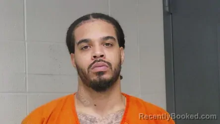 Mugshot of Quantez Candana booked in Woodford County, Kentucky on September 4, 2026