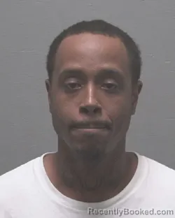 Mugshot of Calvin Demetrius Thompson booked in New Hanover County, North Carolina on September 3, 2026