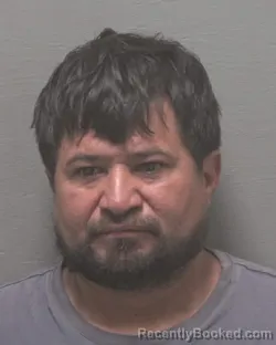 Mugshot of Victor Manuel Lopez-Guardado booked in New Hanover County, North Carolina on August 23, 2026