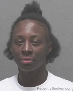 Mugshot of Tanajah Kwayea Hines booked in New Hanover County, North Carolina on August 27, 2026