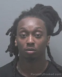 Mugshot of Shaquam Tyshaun Kemp booked in New Hanover County, North Carolina on September 10, 2026