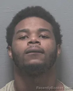 Mugshot of Zayvion Malik Cuttino booked in New Hanover County, North Carolina on August 19, 2026