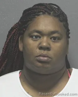 Mugshot of KABEERAH ZHANE COTTEN booked in New Hanover County, North Carolina on July 22, 2026