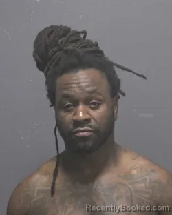 Mugshot of Dominic Terrell Harris booked in New Hanover County, North Carolina on September 2, 2026