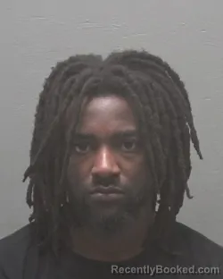 Mugshot of QUINTELL MAURICE GREEN booked in New Hanover County, North Carolina on March 13, 2026