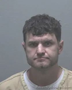 Mugshot of Samuel Dustin Whitley booked in New Hanover County, North Carolina on October 13, 2026
