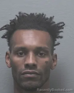 Mugshot of MALIK TYSHAUN HALL booked in New Hanover County, North Carolina on July 13, 2026