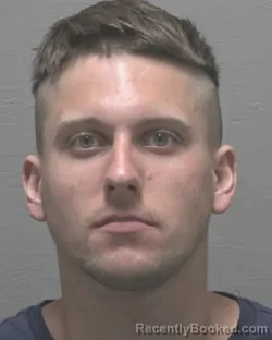 Mugshot of ERIK AUSTIN EVANS booked in New Hanover County, North Carolina on March 10, 2026