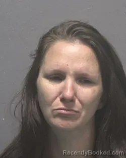 Mugshot of Kristen Nicole Mathews booked in New Hanover County, North Carolina on August 6, 2026