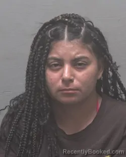 Mugshot of SABRINA DE LOS ANGELES SANCHEZ-PONCE booked in New Hanover County, North Carolina on July 7, 2026