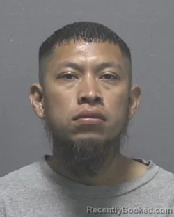 Mugshot of Wilbor Alexis Castro Dominguez booked in New Hanover County, North Carolina on August 19, 2026