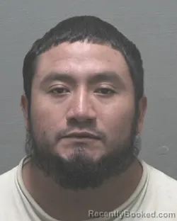 Mugshot of David Florez Hernandez booked in New Hanover County, North Carolina on August 23, 2026