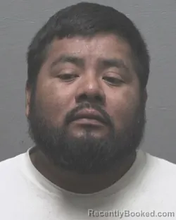 Mugshot of Aaron Almaraz Ramirez booked in New Hanover County, North Carolina on August 23, 2026