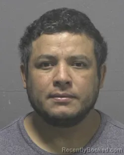 Mugshot of Jose Alfredo Guerrero-Hernandez booked in New Hanover County, North Carolina on August 25, 2026