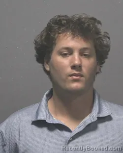 Mugshot of Jonathan Michael Hammond booked in New Hanover County, North Carolina on August 30, 2026