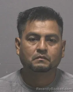 Mugshot of Alejandro Martinez Garcia booked in New Hanover County, North Carolina on September 3, 2026