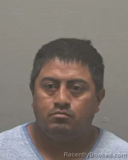 Mugshot of Jose Martinez-Molina booked in New Hanover County, North Carolina on September 3, 2026