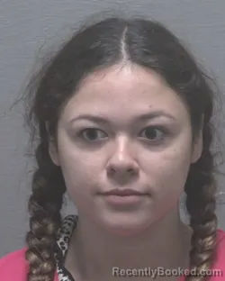 Mugshot of Cassandra Sofia Perez-Astua booked in New Hanover County, North Carolina on September 7, 2026