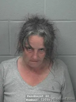 Mugshot of MARIETTA LEE LEGERE booked in Penobscot County, Maine on June 17, 2026