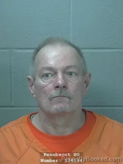 Mugshot of Robert Roland Kerr booked in Penobscot County, Maine on October 6, 2026