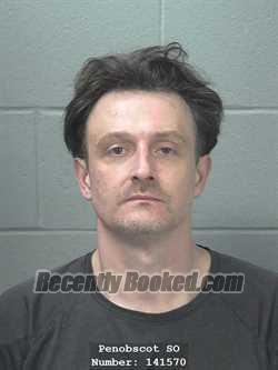Booking photo from Penobscot County, Maine
