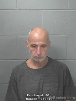 Mugshot of Michael Todd Scott booked in Penobscot County, Maine on October 7, 2026