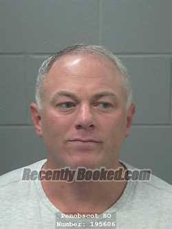 Booking photo from Penobscot County, Maine