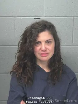 Mugshot of Jennifer Lynn Simpson booked in Penobscot County, Maine on September 19, 2026