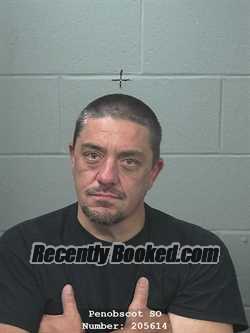 Booking photo from Penobscot County, Maine