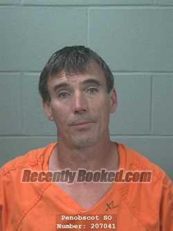 Booking photo from Penobscot County, Maine