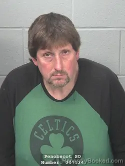 Mugshot of JOHN DAVID POLLEY booked in Penobscot County, Maine on April 21, 2026