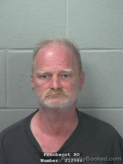 Mugshot of KURT ALLEN THOMPSON booked in Penobscot County, Maine on July 9, 2026