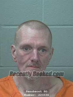 Mugshot of RICKY J HENDSBEE booked in Penobscot County, Maine on July 14, 2026