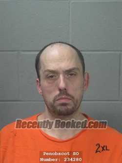 Booking photo from Penobscot County, Maine