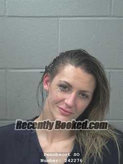 Booking photo from Penobscot County, Maine